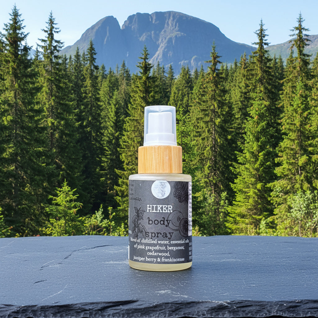 Hiker body spray