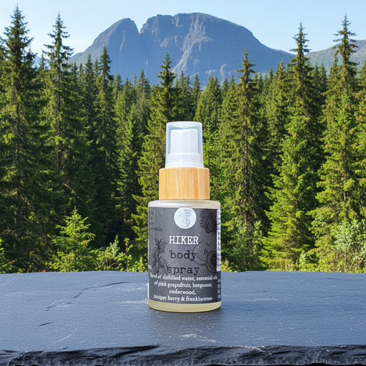 Hiker body spray