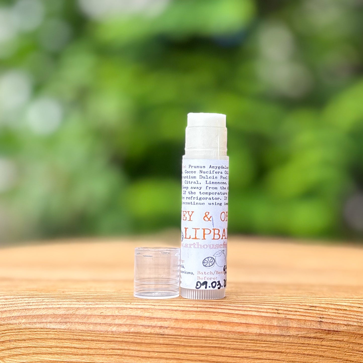 Honey & Orange Lipbalm 100% Natural