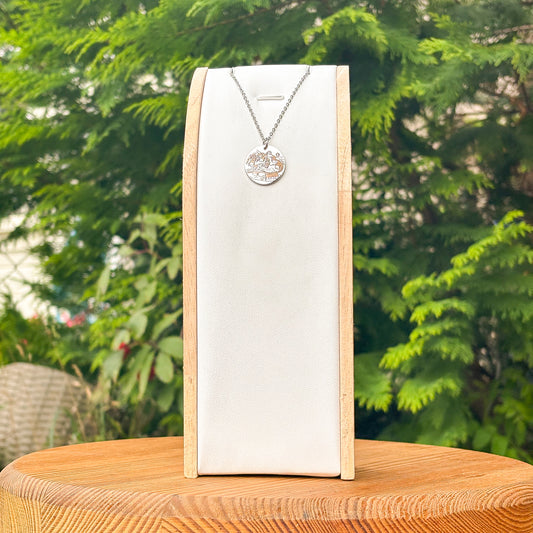 Otternes farm from above necklace - Stainless Steel
