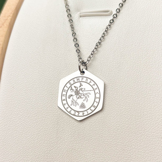 Sleipnir - 8 legged viking horse necklace - Stainless steel