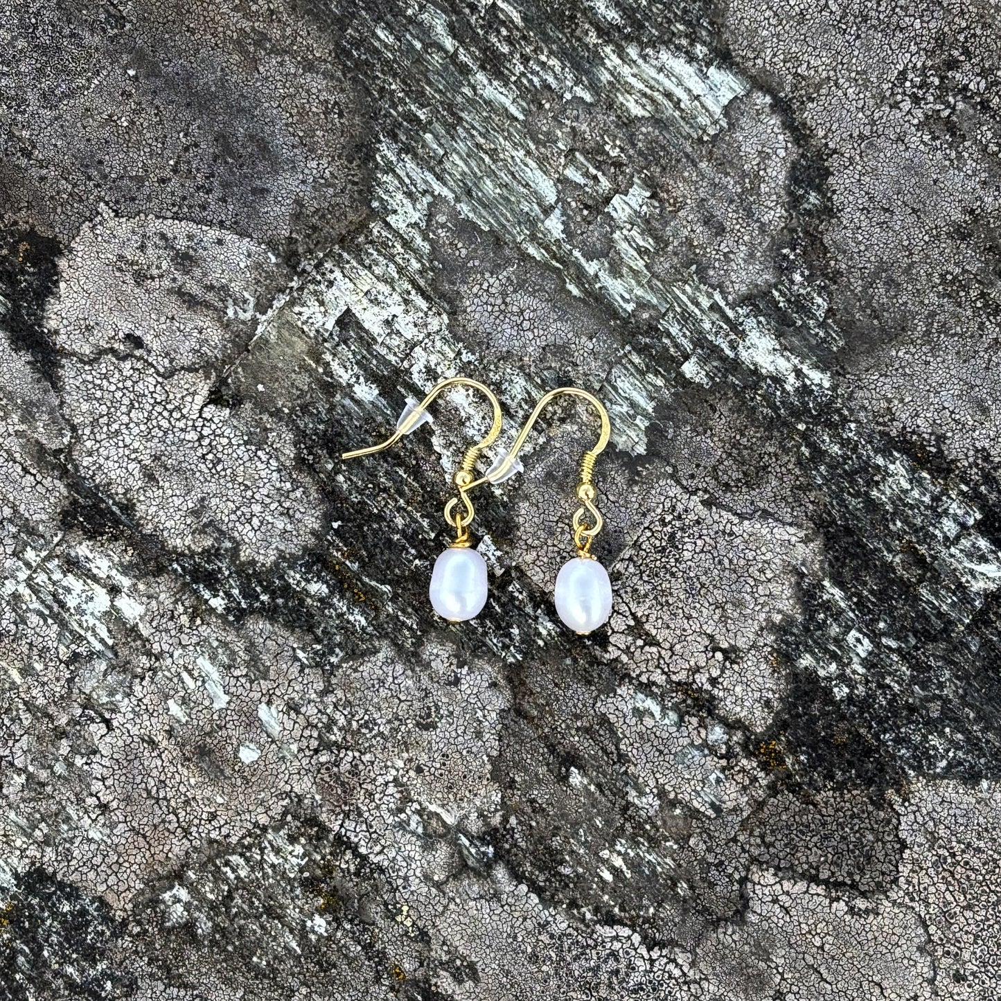 Fresh water pearl drops earrings 925 Silver