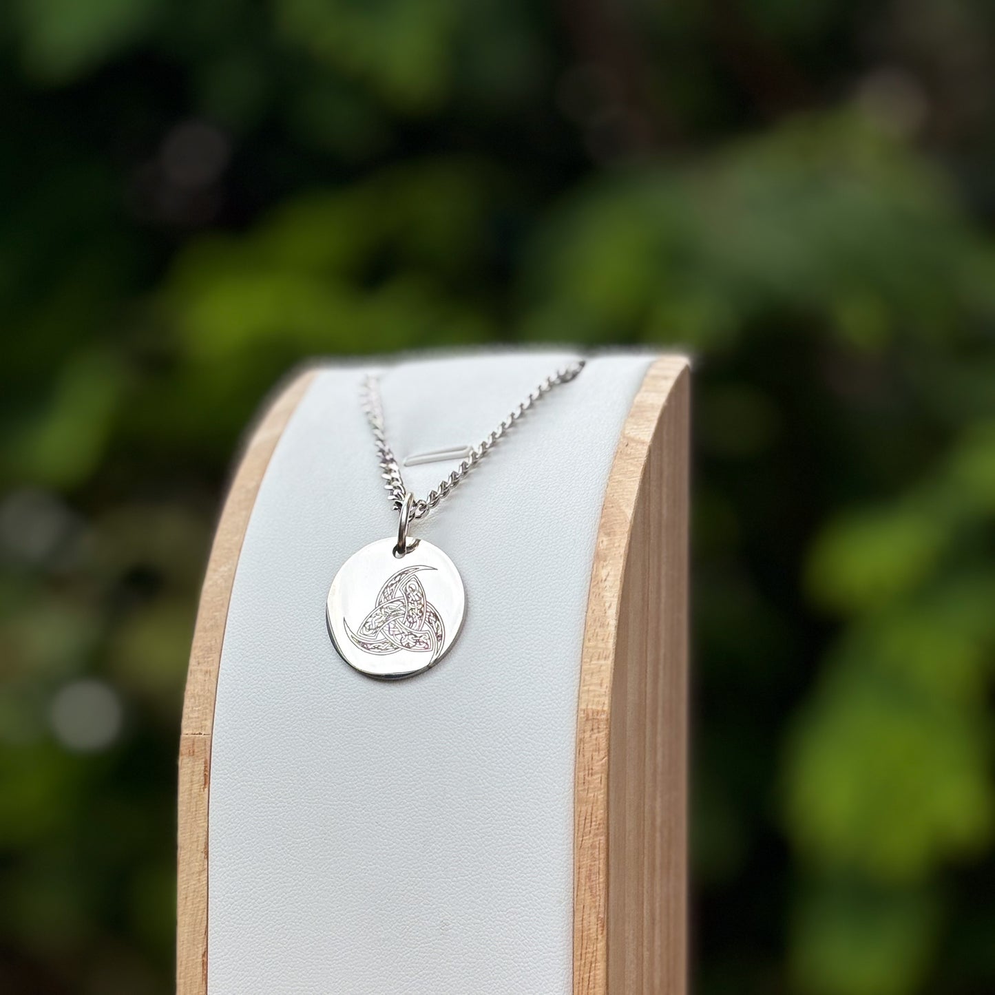 Triple horn of Odin necklace - Stainless steel