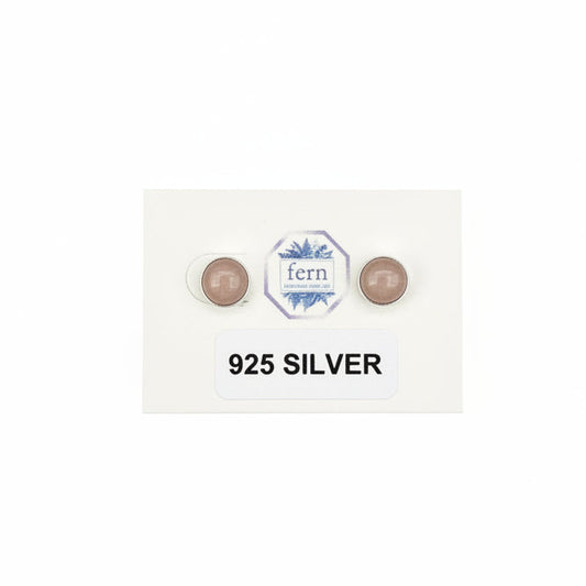 8mm stone bead 925 Silver studs STONE JEWELLERY SALE