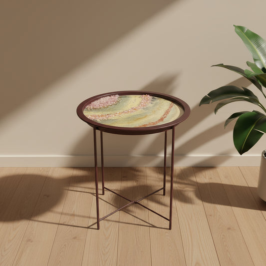 Rose quartz inspired coffee table #43