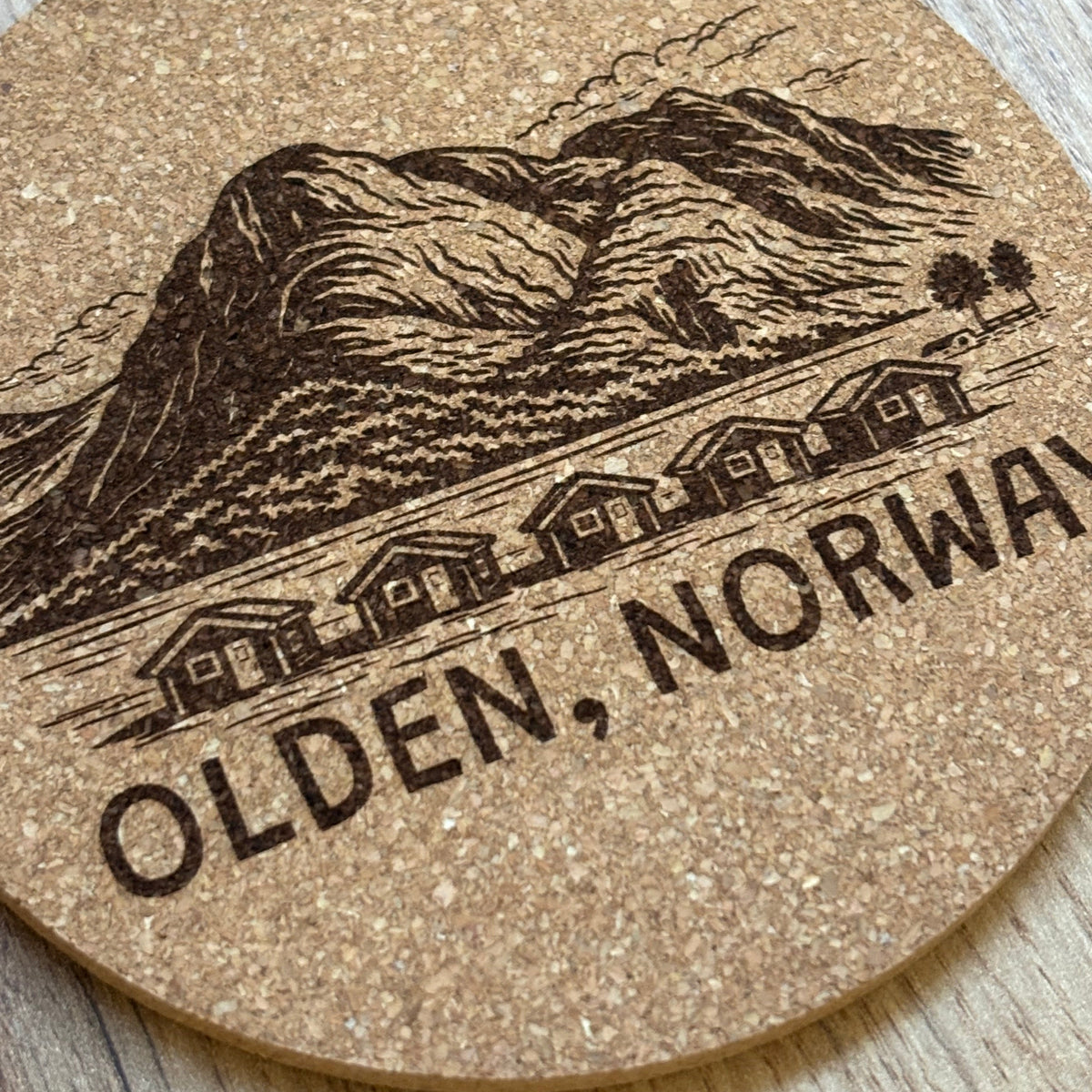 Cork Coasters set OLDEN 4pk