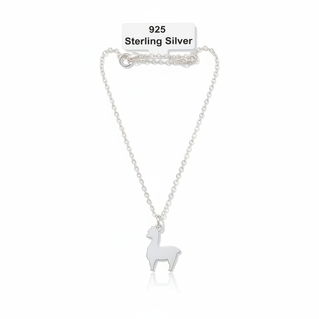 Silver Lamma charm necklace 925 Silver