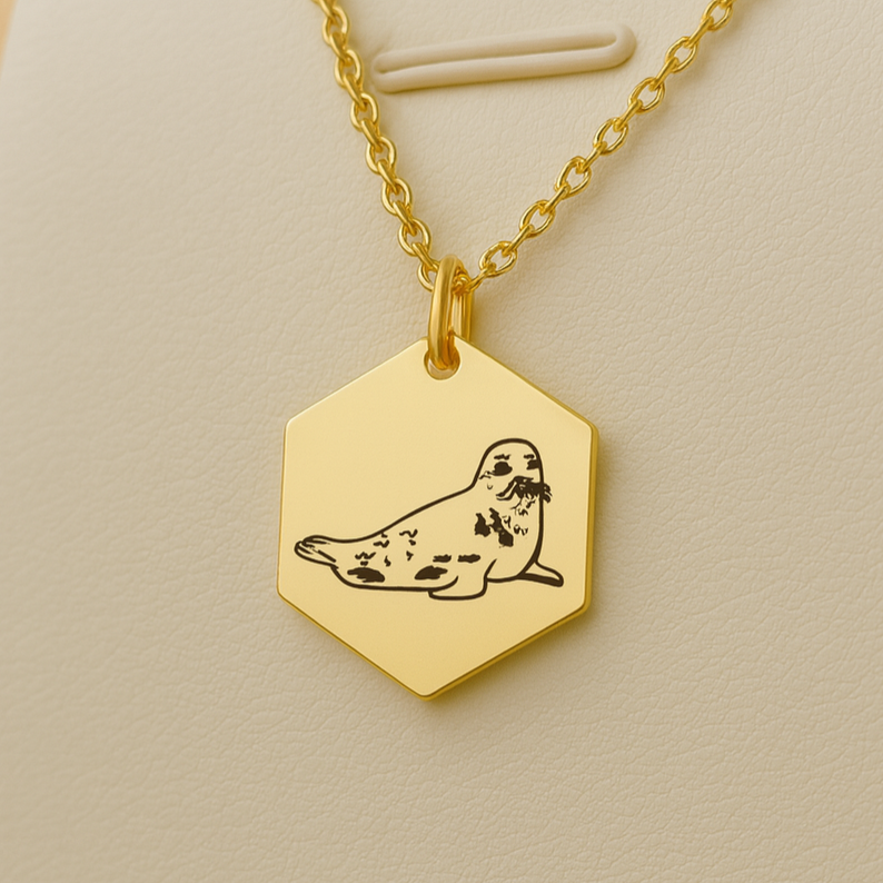 Seal full body necklace- Stainless Steel