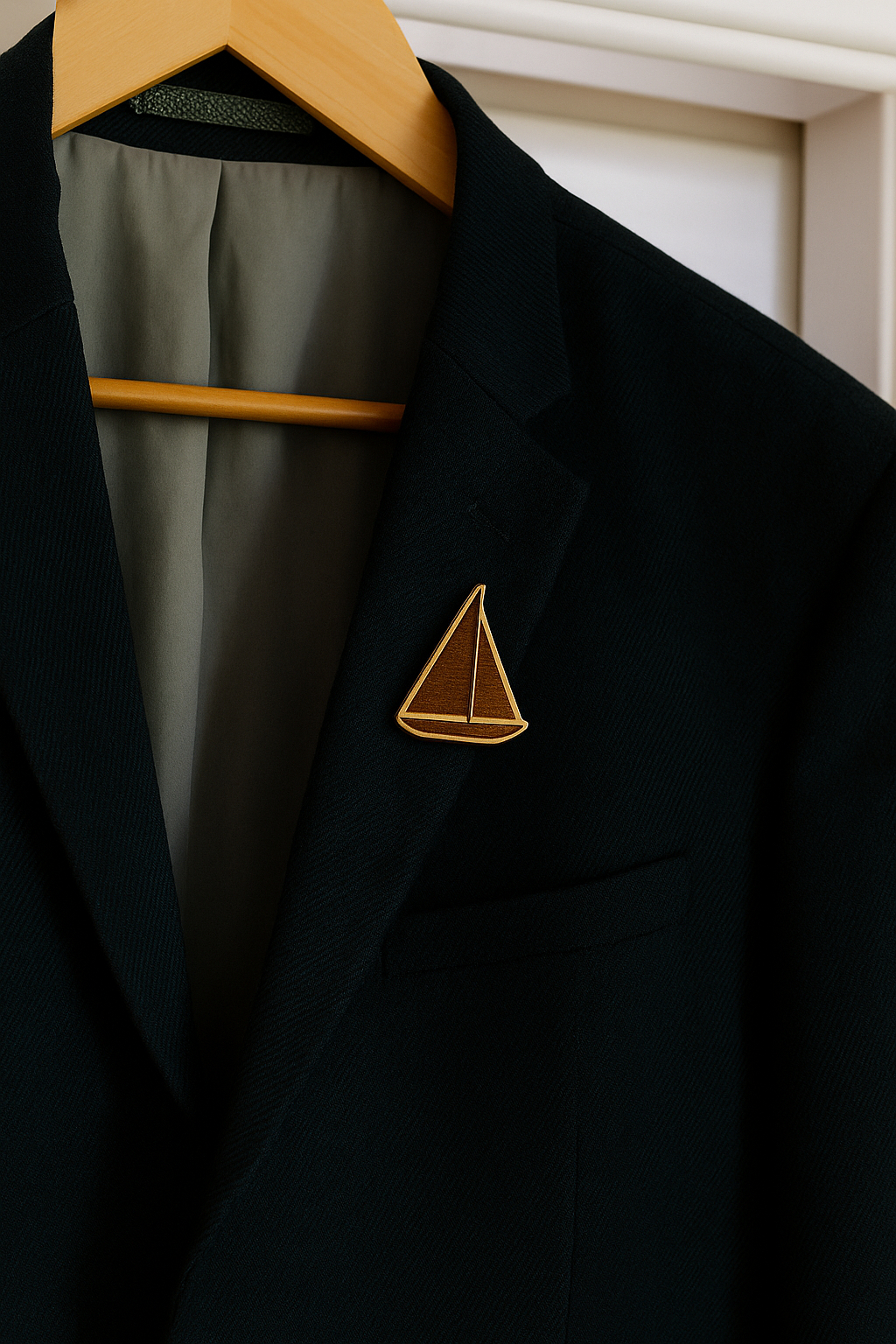 Sail boat 20x24mm pin