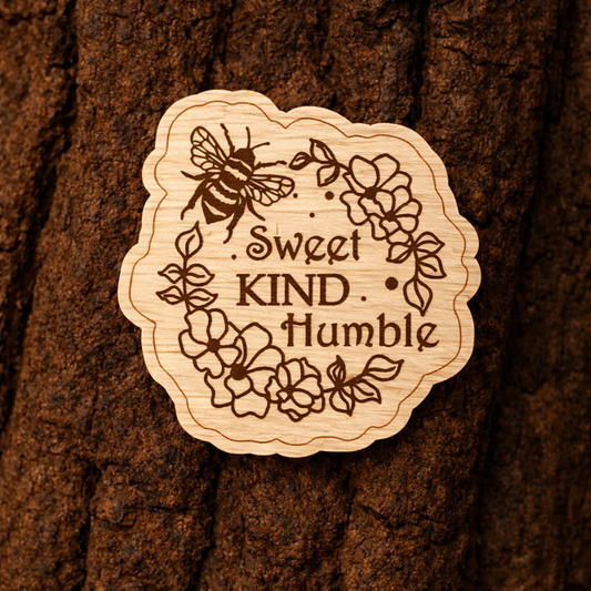 Sweet, kind and humble 30x40mm magnet