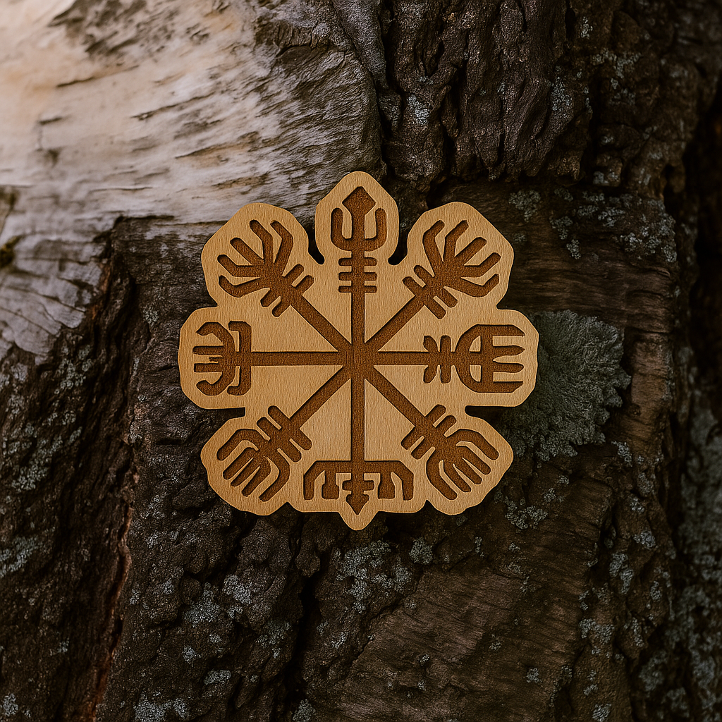Vegvisir 26x24mm pin