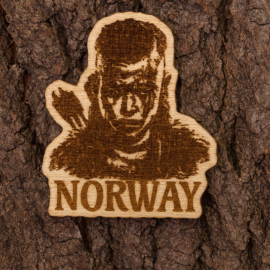 Viking warrior 45x53mm magnet