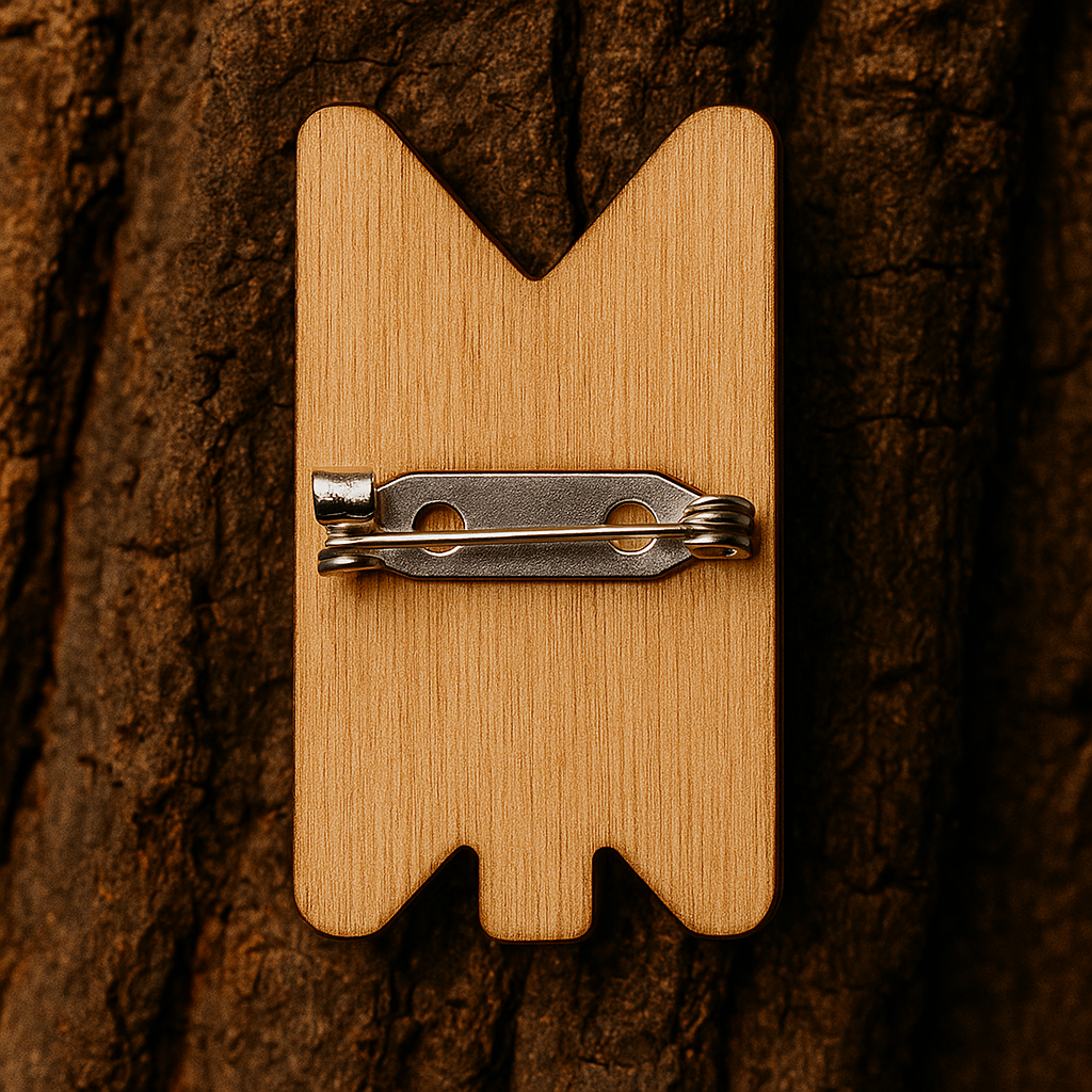 Web of wyrd 36x18mm pin