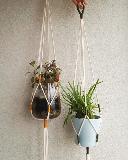 Makramé - planteholder