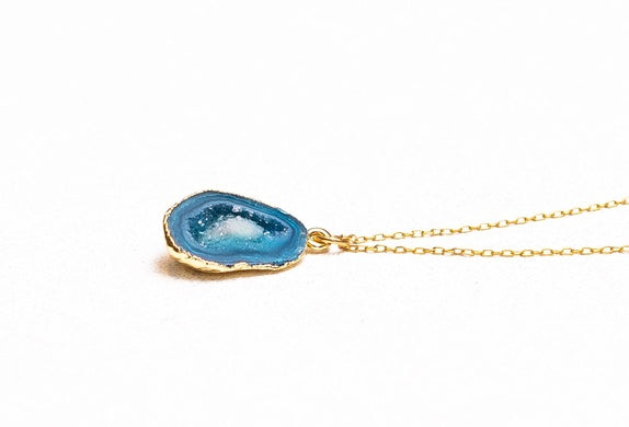 Collar de piedra de ágata