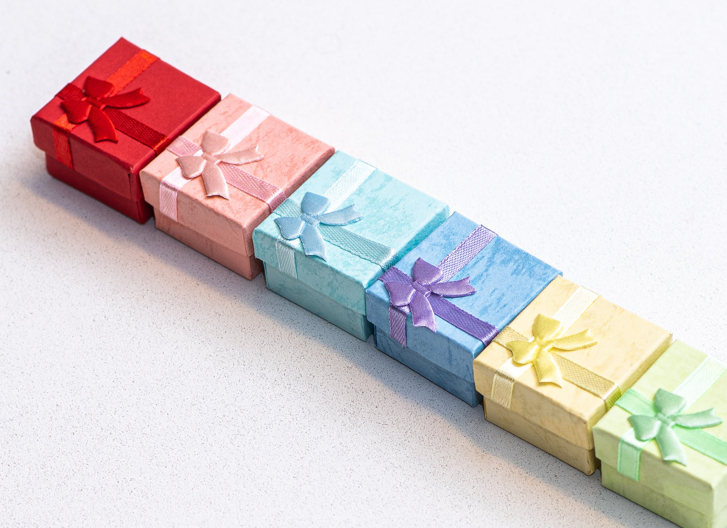 Mini gift box with ribbon