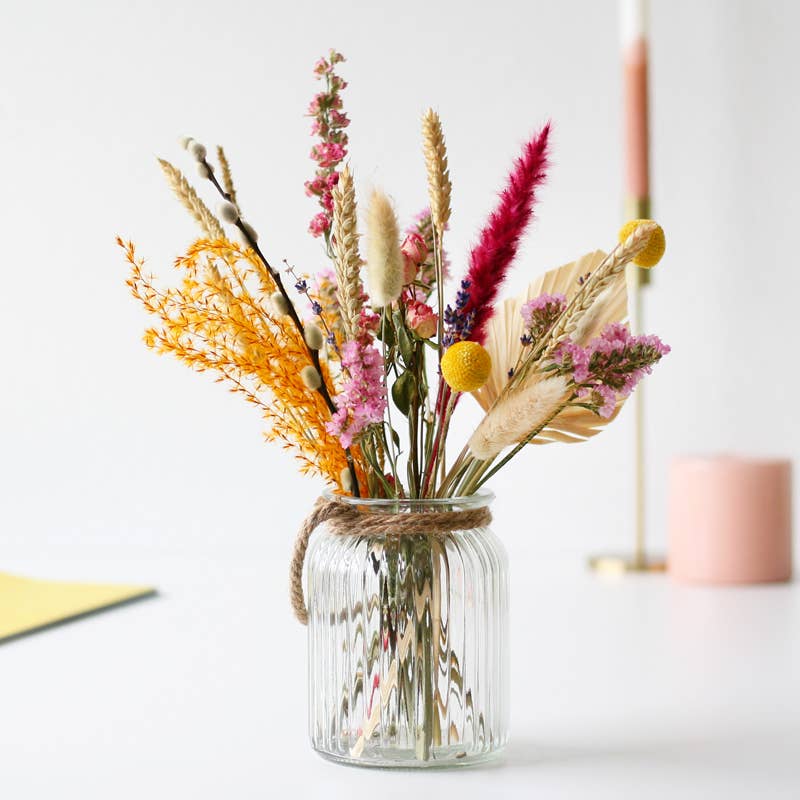 Bloomposy gedroogde bloemen geschenkset
