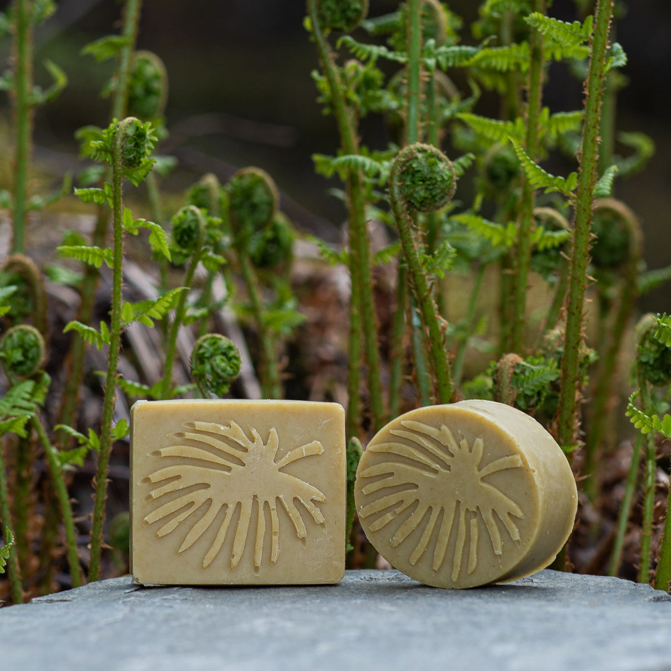 Eukalyptus, Lemongrass & Spirulina 100% natürliche Seife