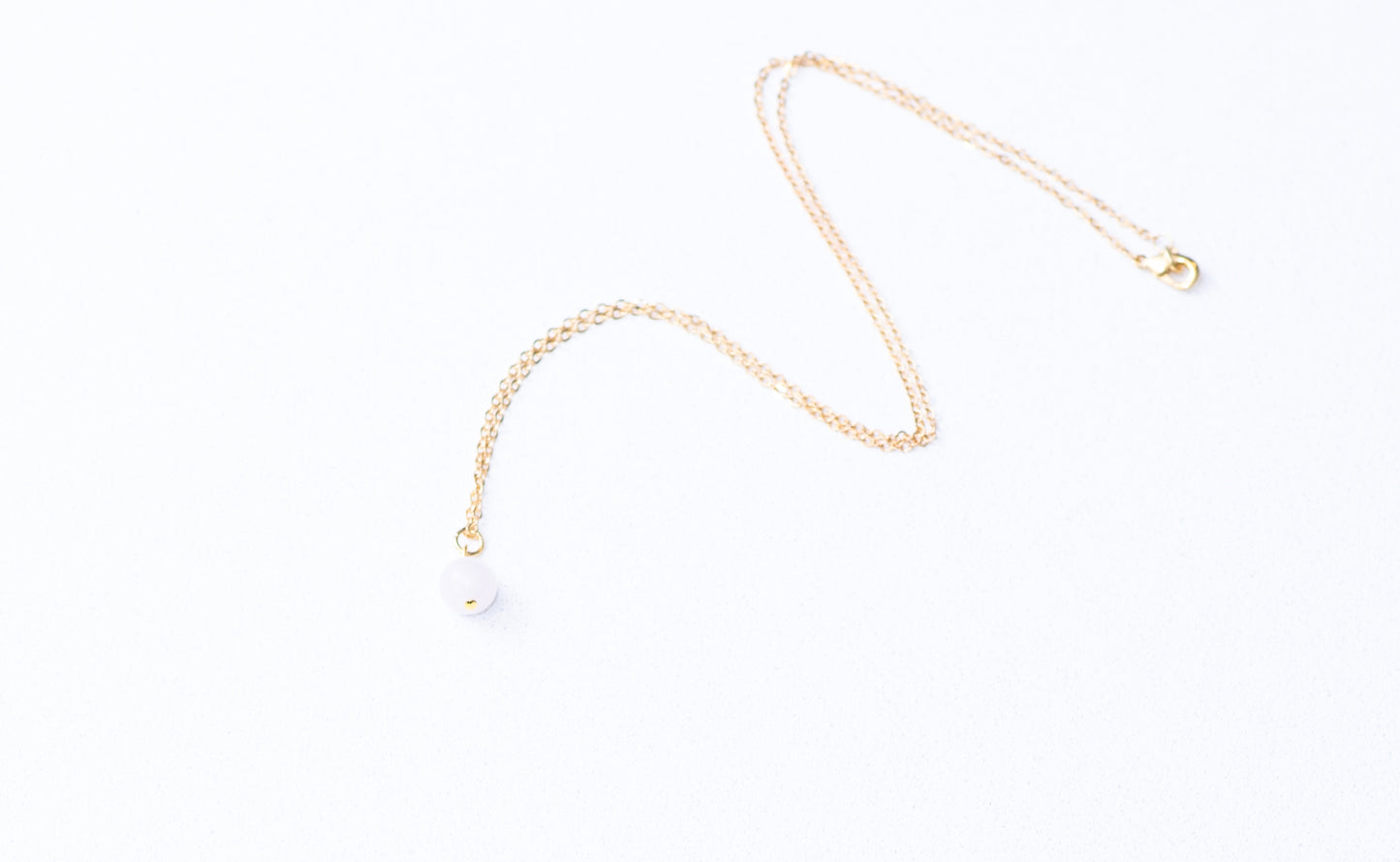 Rozenkwarts kralenketting