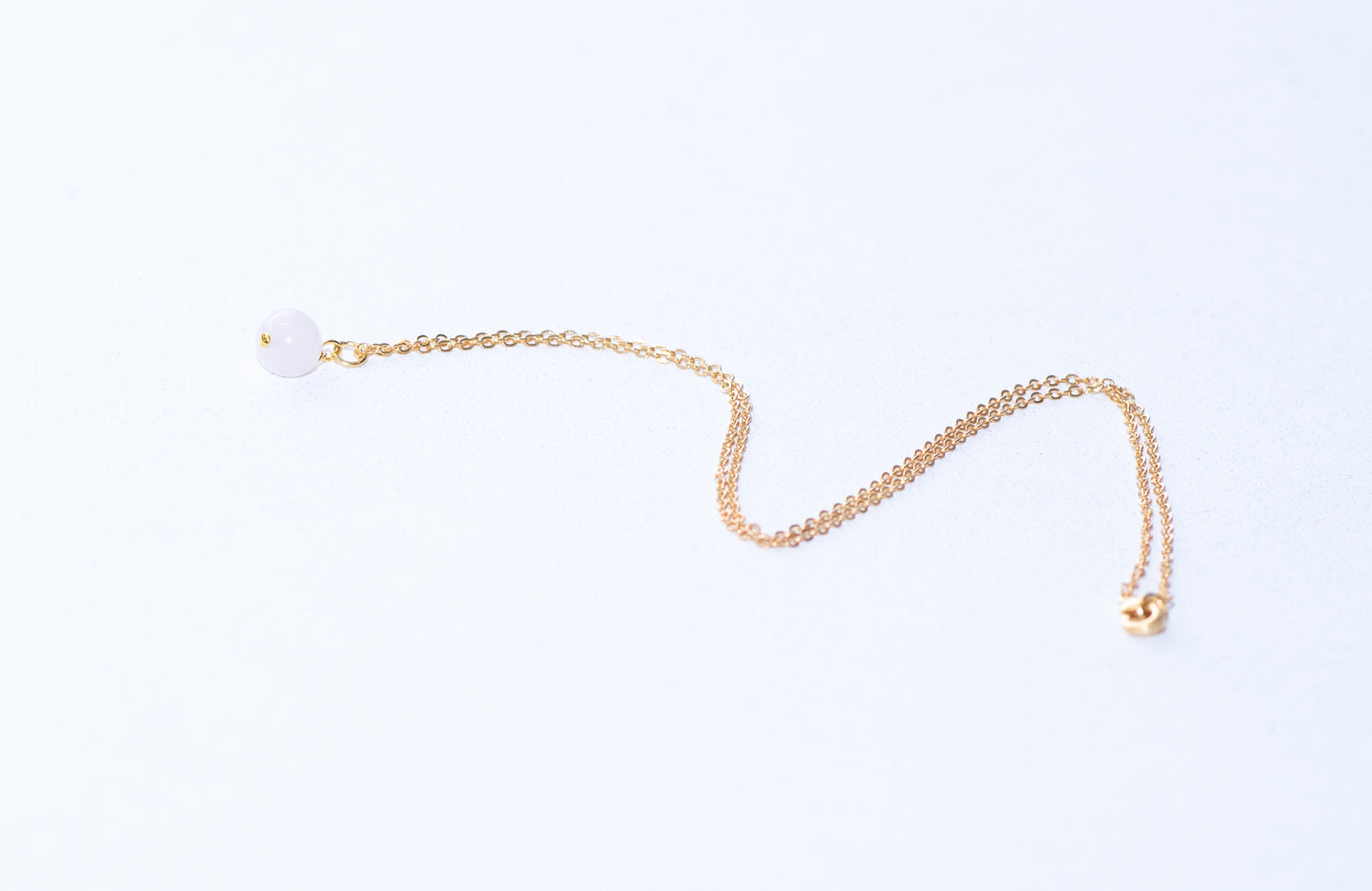Rozenkwarts kralenketting