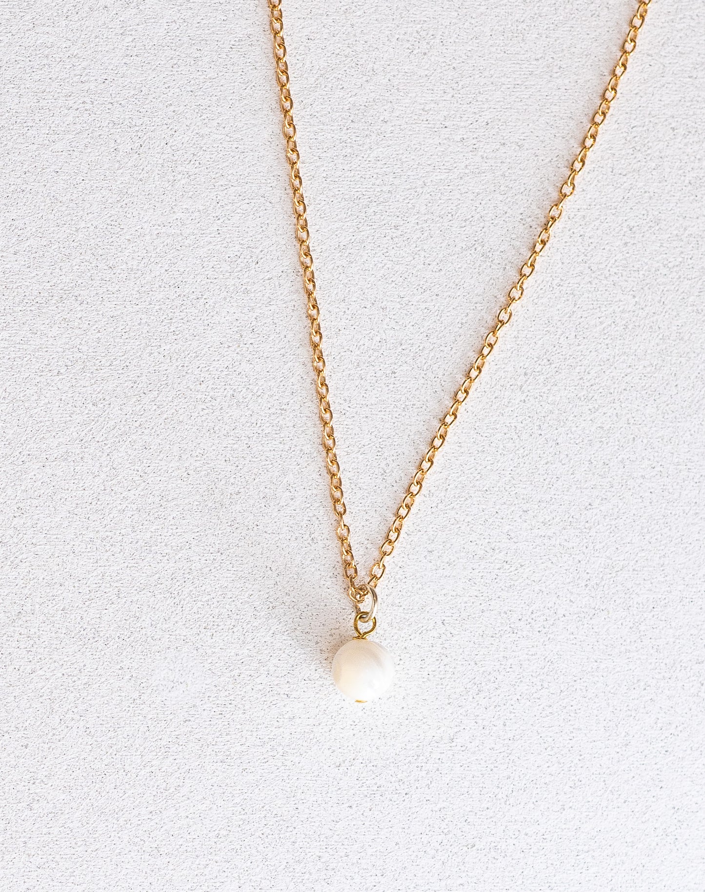 Ketting van parelmoer stenen kralen