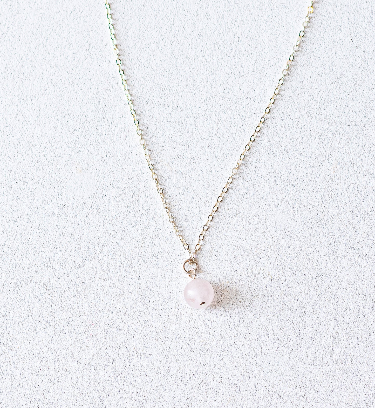 Rozenkwarts kralenketting