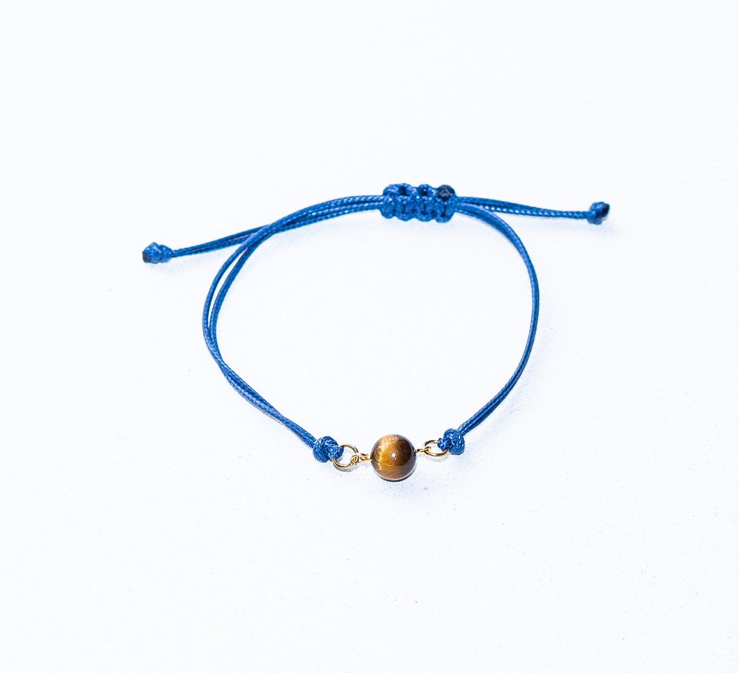 Armband met tijgeroogsteenkralen