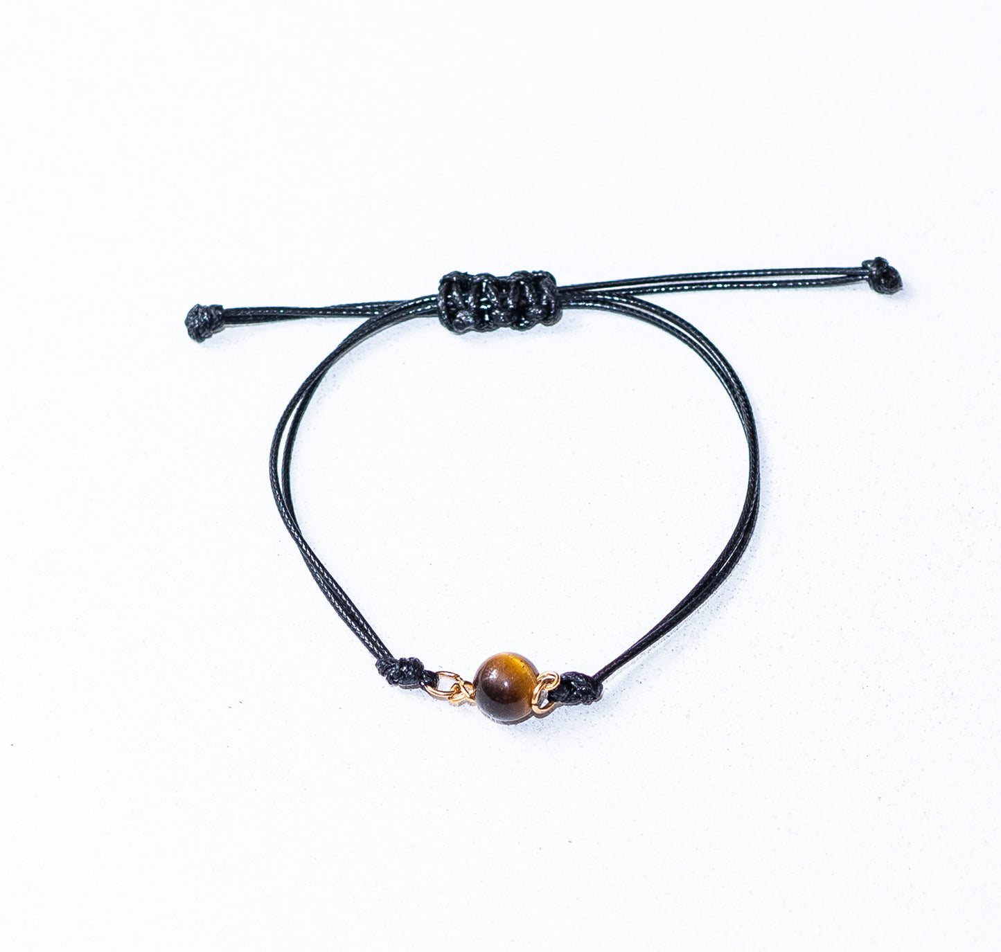 Armband met tijgeroogsteenkralen