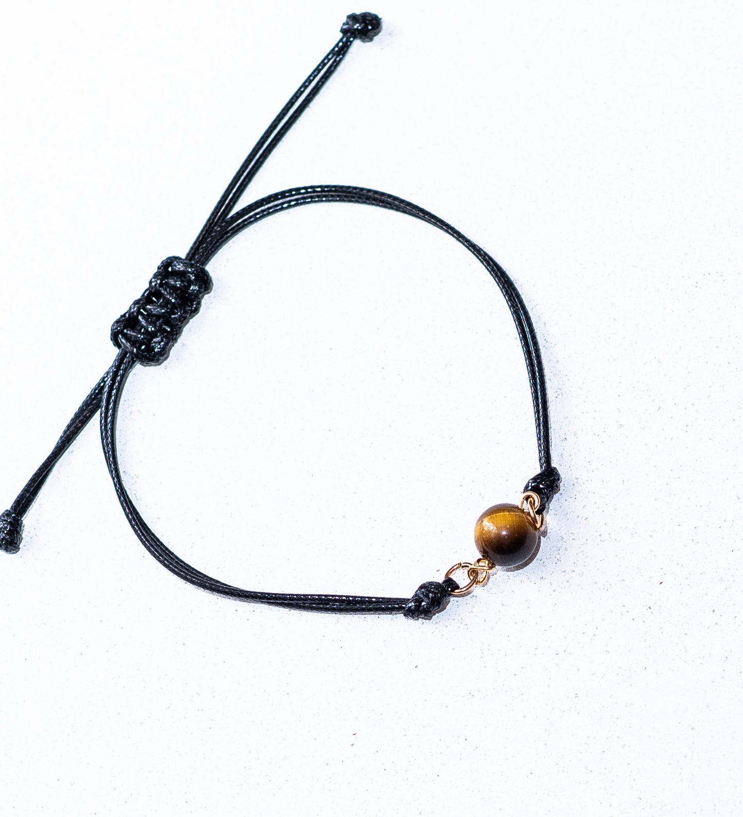 Armband met tijgeroogsteenkralen
