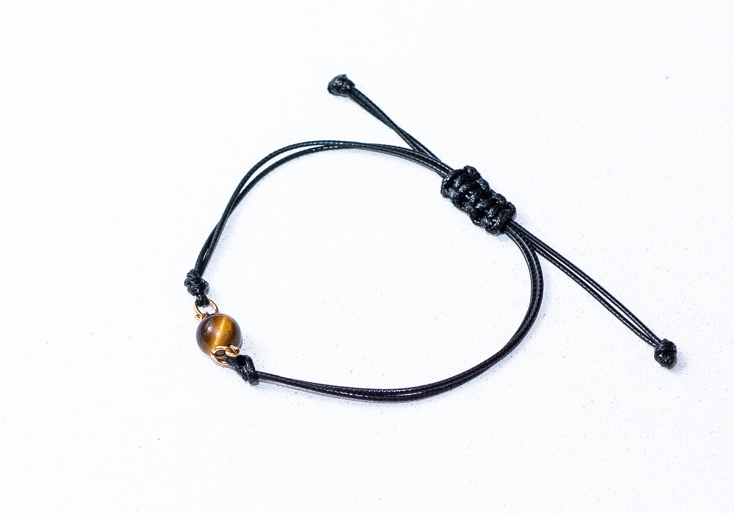 Armband met tijgeroogsteenkralen