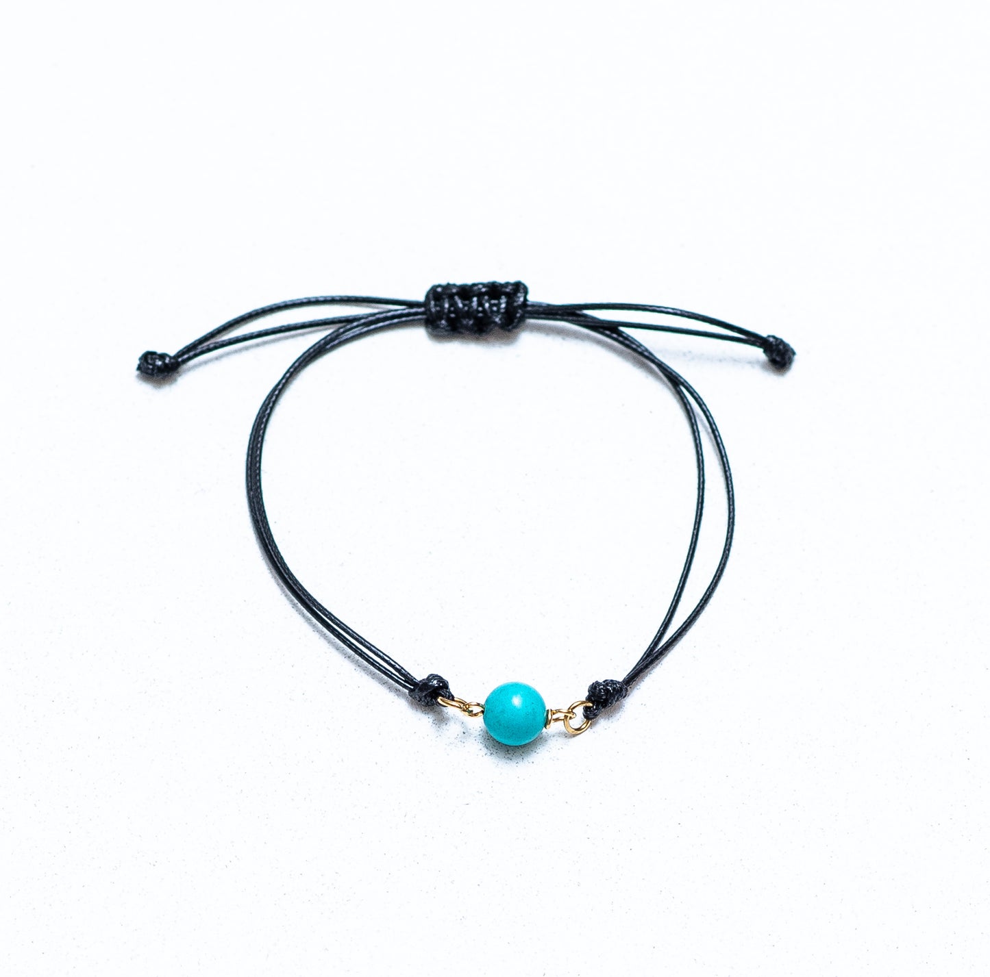 Armband met turquoise kralen