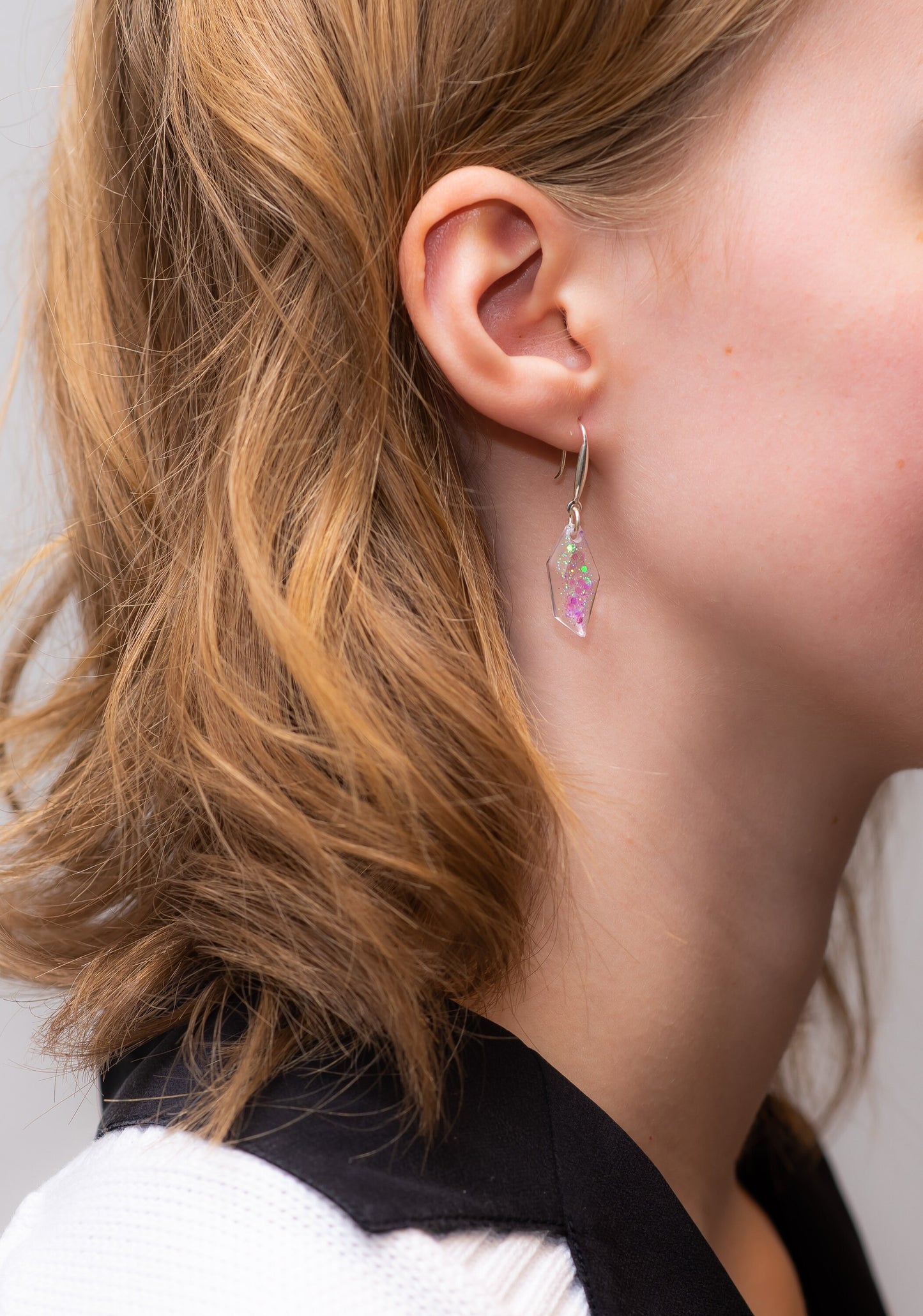 Havfrue glitter øredobber